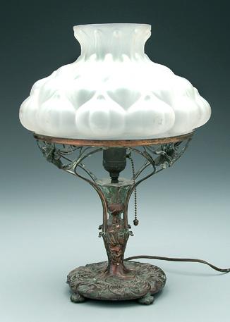 Pairpoint lamp base, silver