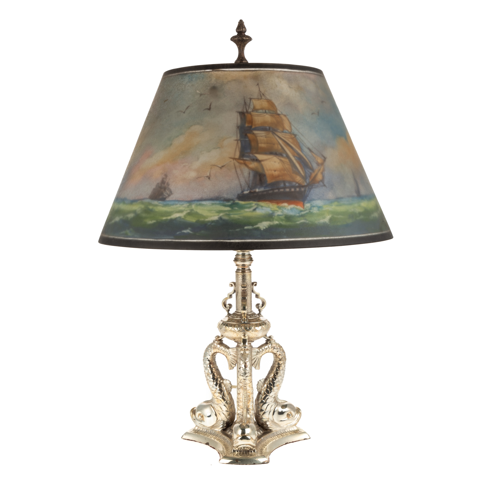 PAIRPOINT LANDSDOWNE LAMP & SAILING