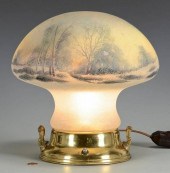PAIRPOINT MUSHROOM TABLE LAMPP