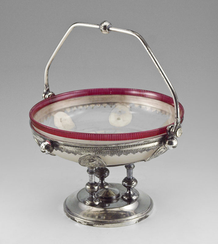 PAIRPOINT PEPPERMINT GLASS BRIDES