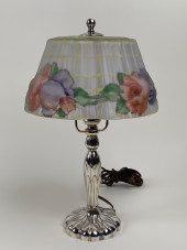 PAIRPOINT PUFFY BOUDOIR LAMPPa