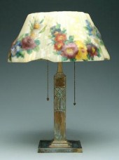 Pairpoint puffy lamp, Devonshi