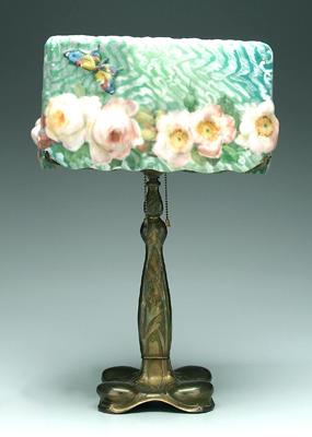 Pairpoint puffy lamp, squiggly
