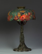 Pairpoint Puffy Lamp w/Butterf