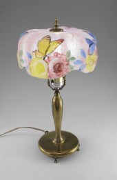 PAIRPOINT PUFFY SHADE BOUDOIR
