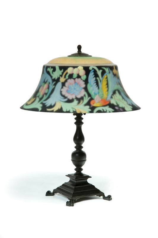 PAIRPOINT TABLE LAMP. Stepped