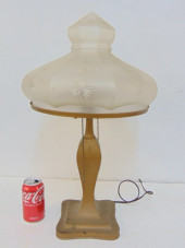 PAIRPOINT TABLE LAMP WITH FROS