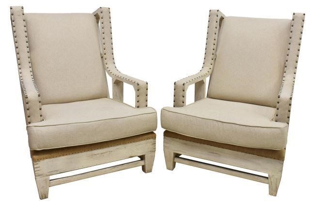(PAIR)UTTERMOST BEIGE LINEN