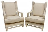 (PAIR)UTTERMOST BEIGE LINEN UP