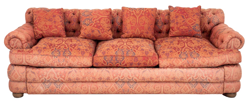 PAISLEY BUTTONED CHESTERFIELD