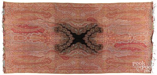 PAISLEY SHAWL, 19TH C.Paisley