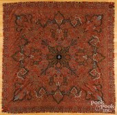 PAISLEY SHAWL, 19TH C.Paisley