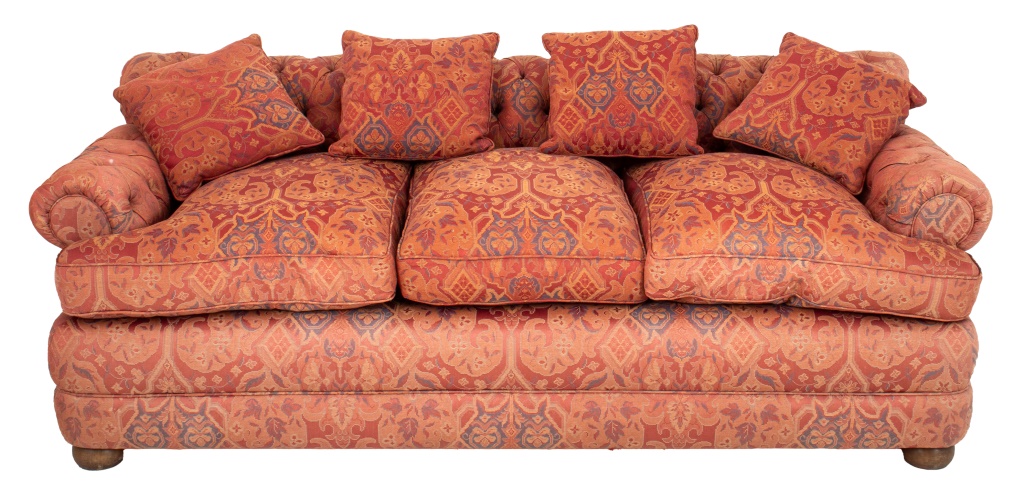 PAISLEY UPHOLSTERED BUTTONED