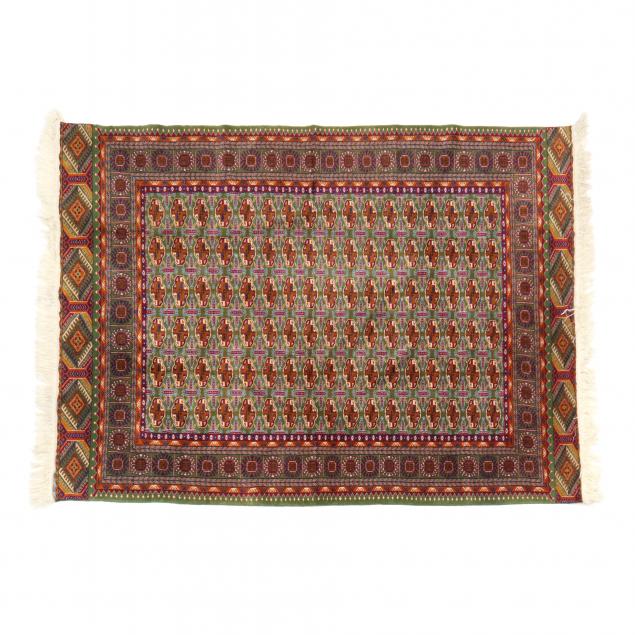 PAK BOKHARA RUG Green field,