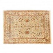 PAK OUSHAK Beige field with fl