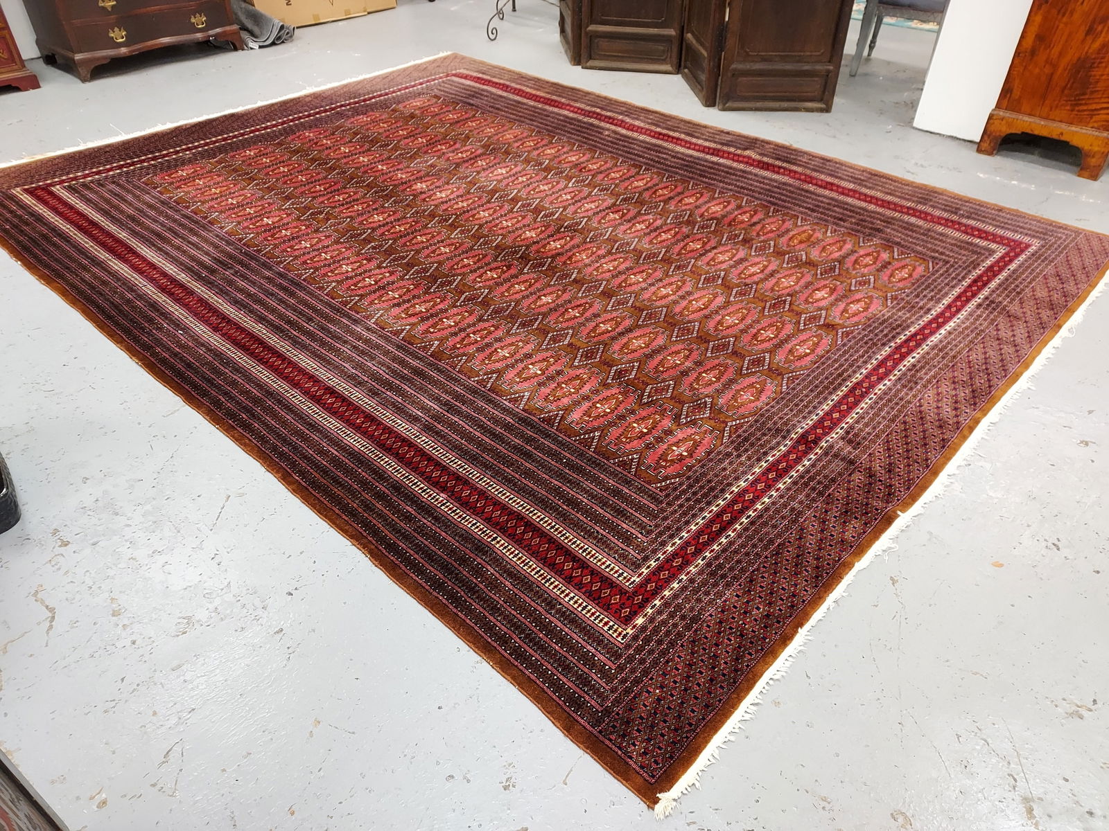 PAK-PERSIAN BOKHARA HAND KNOTTED