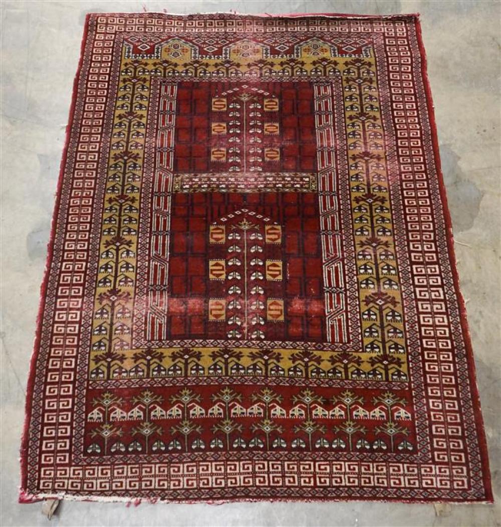 PAKISTAN BOHKARA PRAYER RUG, 5 FT 6
