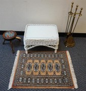 PAKISTAN BOKHARA MAT, WHITE PA