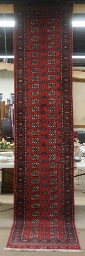 PAKISTAN BOKHARA RUNNER, ~10 F
