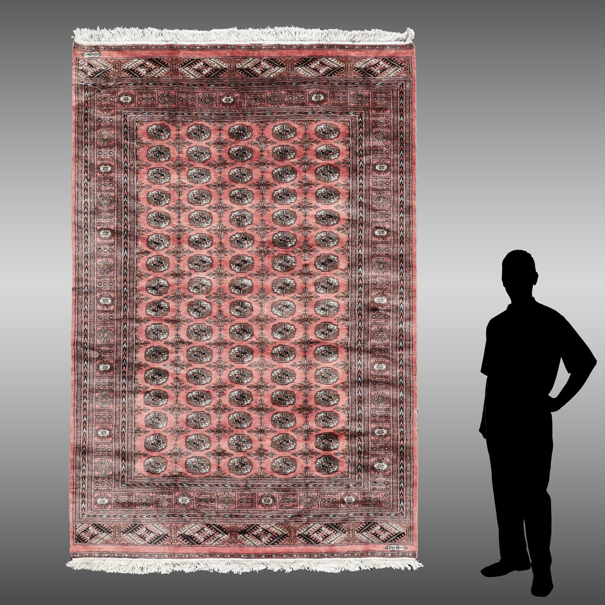 PAKISTANI BOKHARA HAND KNOTTED WOOL