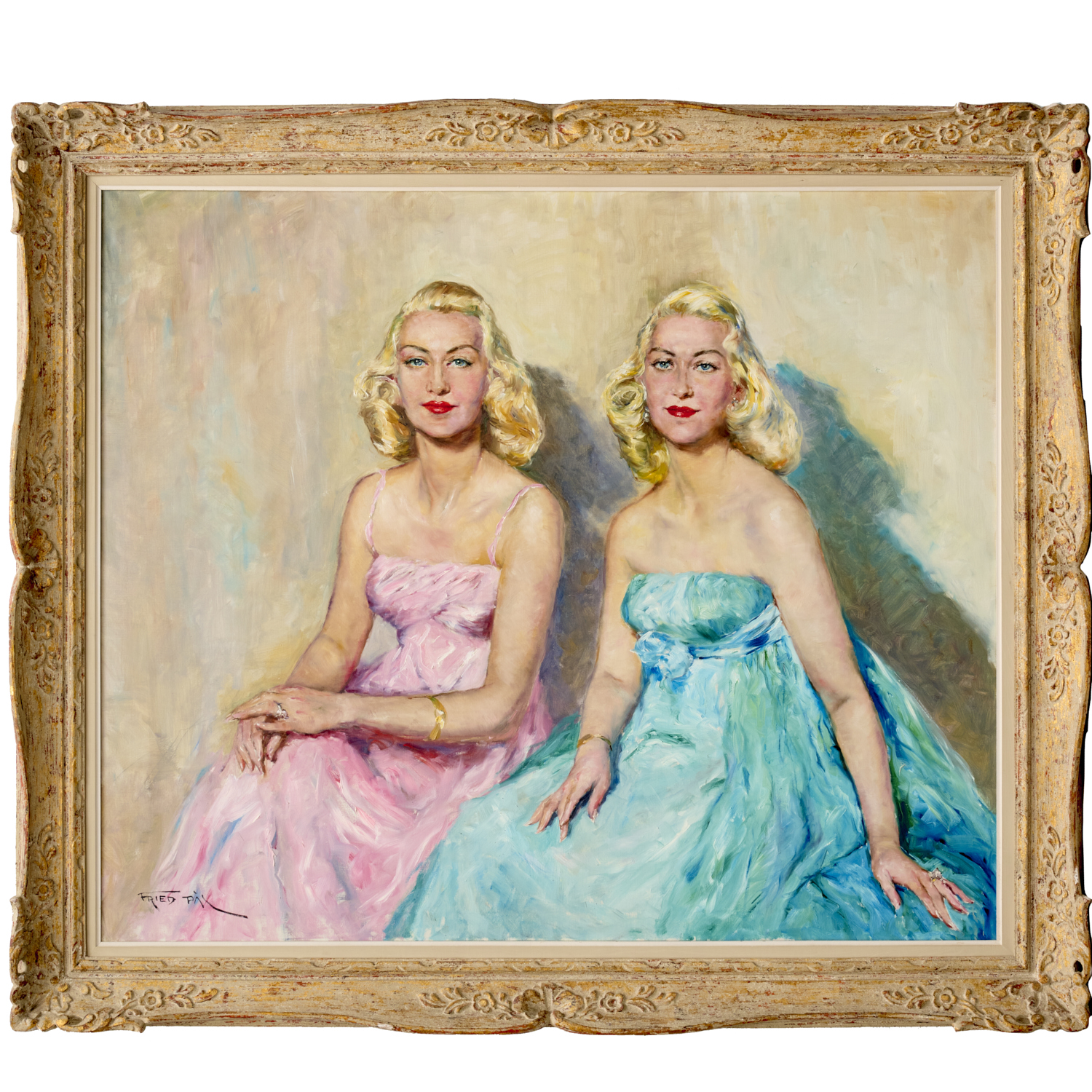 PAL FRIED, LARGE OIL ON CANVAS,