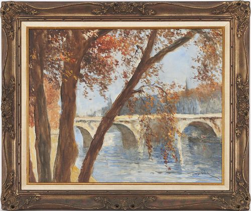 PAL FRIED O/C PARIS LANDSCAPE W/