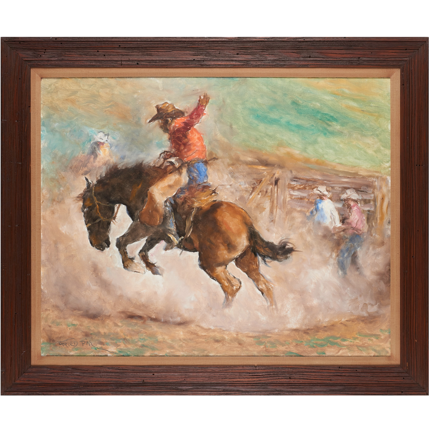 PAL FRIED, OIL ON CANVAS Pal