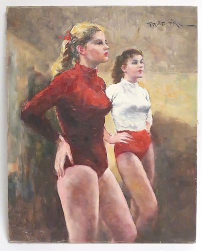 PAL FRIED, TWO DANCERS, O/CPal
