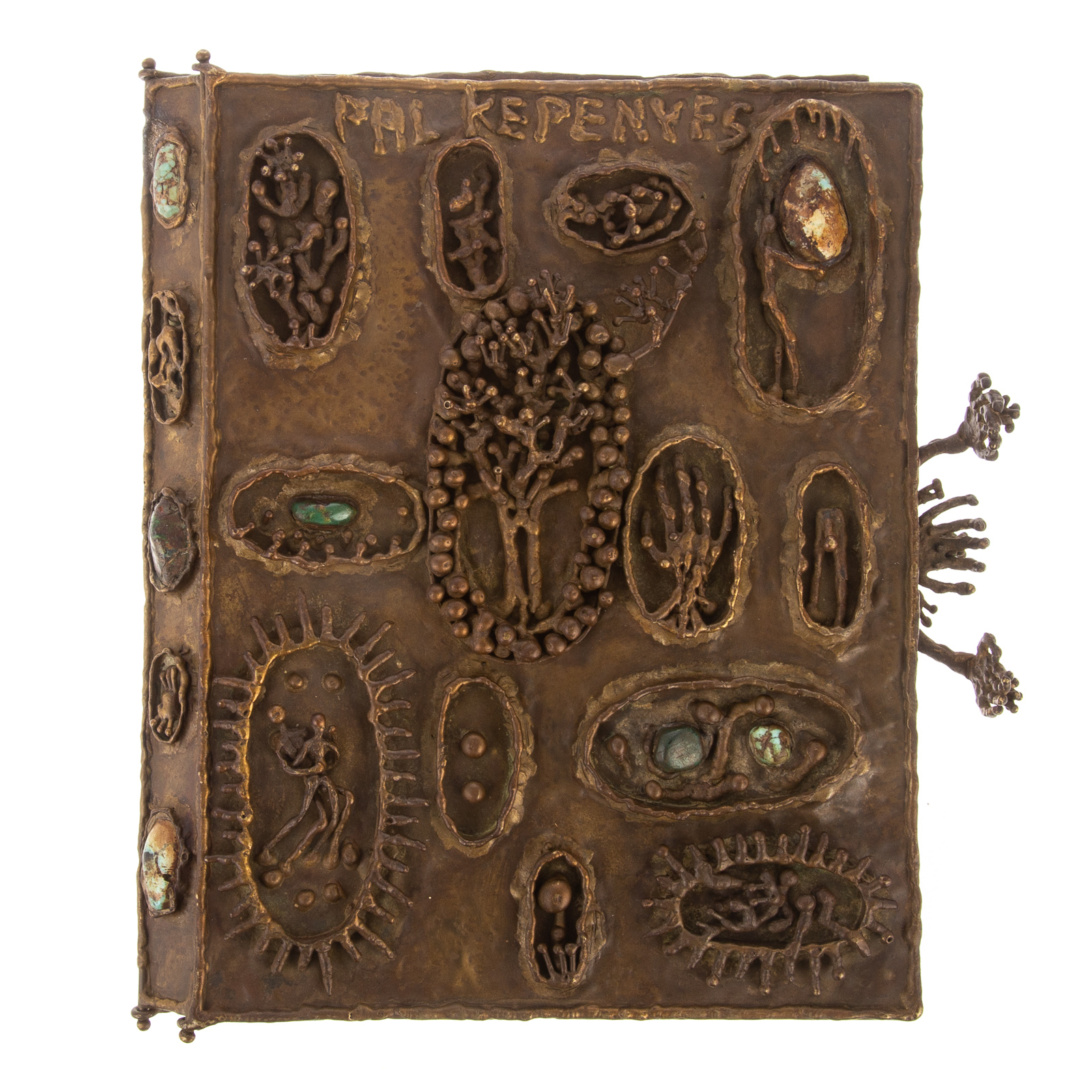 PAL KEPENYES. ELABORATE BOOK COVER,