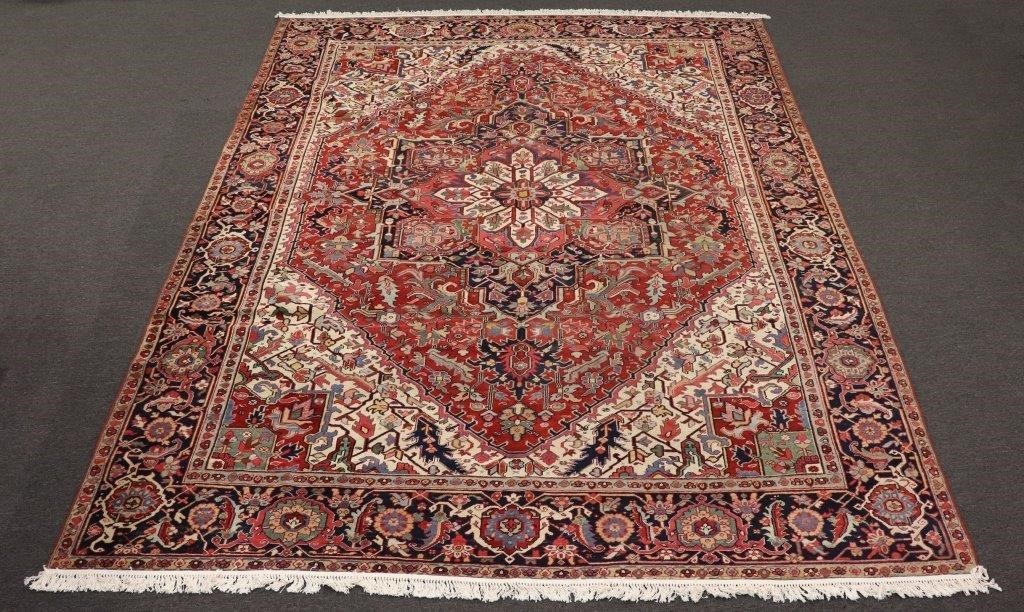 Palace size Heriz carpet with