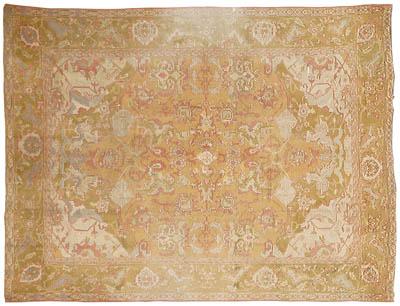 Palace size Oushak rug, repeating