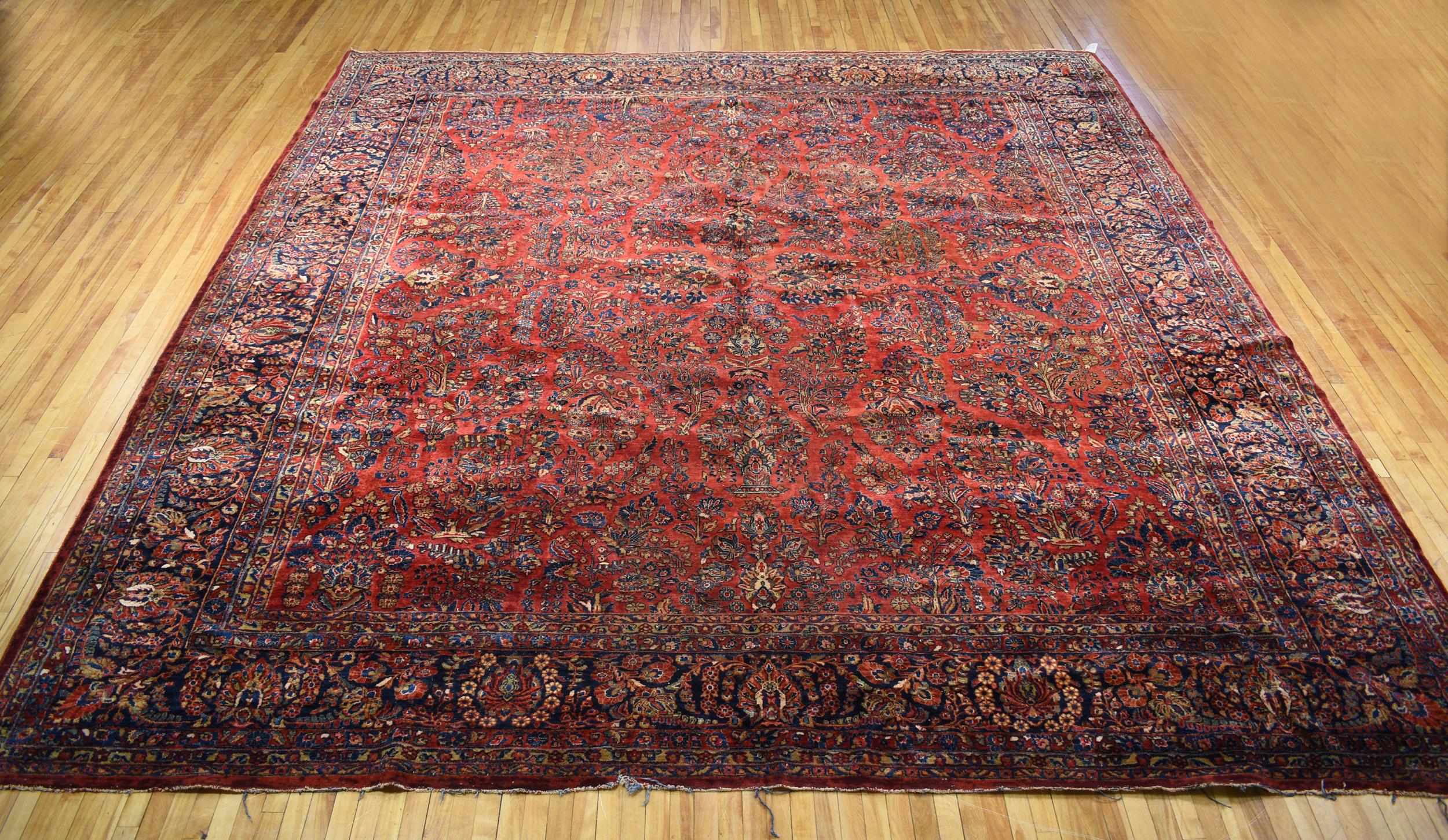 PALACE SIZE SAROUK RUG, 14'10" X