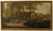PALACIAL EARLY 19TH C. O/C FRE