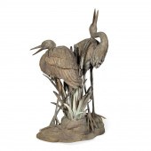 PALATIAL BRONZE DOUBLE HERON A
