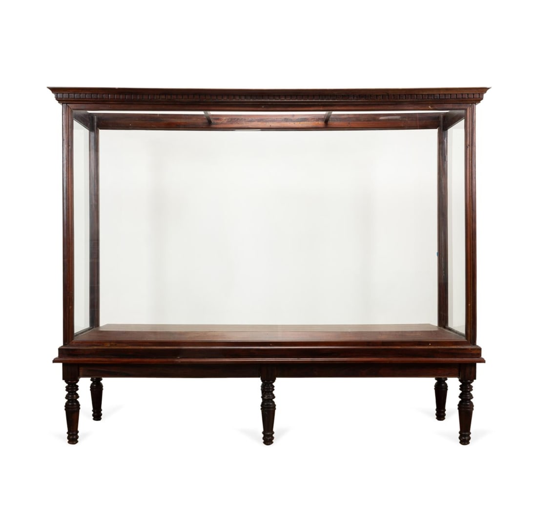 PALATIAL VICTORIAN MAHOGANY & GLASS