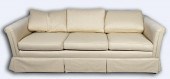 PALE BEIGE UPHOLSTERED SOFA, '