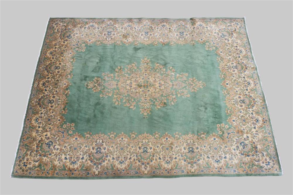 PALE GREEN AND CREAM GROUND