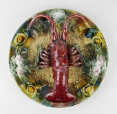 PALISSY STYLE MAJOLICA LOBSTER