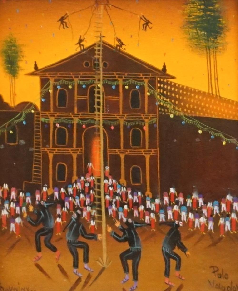 PALO VOLADOR, CARNIVAL, OIL ON