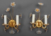 PALWA MODERN GILT BRASS & GLAS