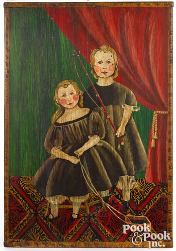 PAM SCHIFFERL OIL ON PANEL FOLK