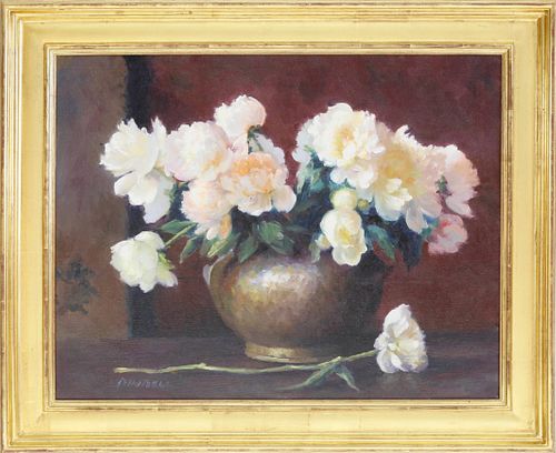 PAMELA PINDELL OIL ON CANVAS "OLD