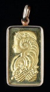 PAMP SUISSE QUARTER OUNCE GOLD