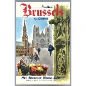 PAN AM to BRUSSELS Travel Adve
