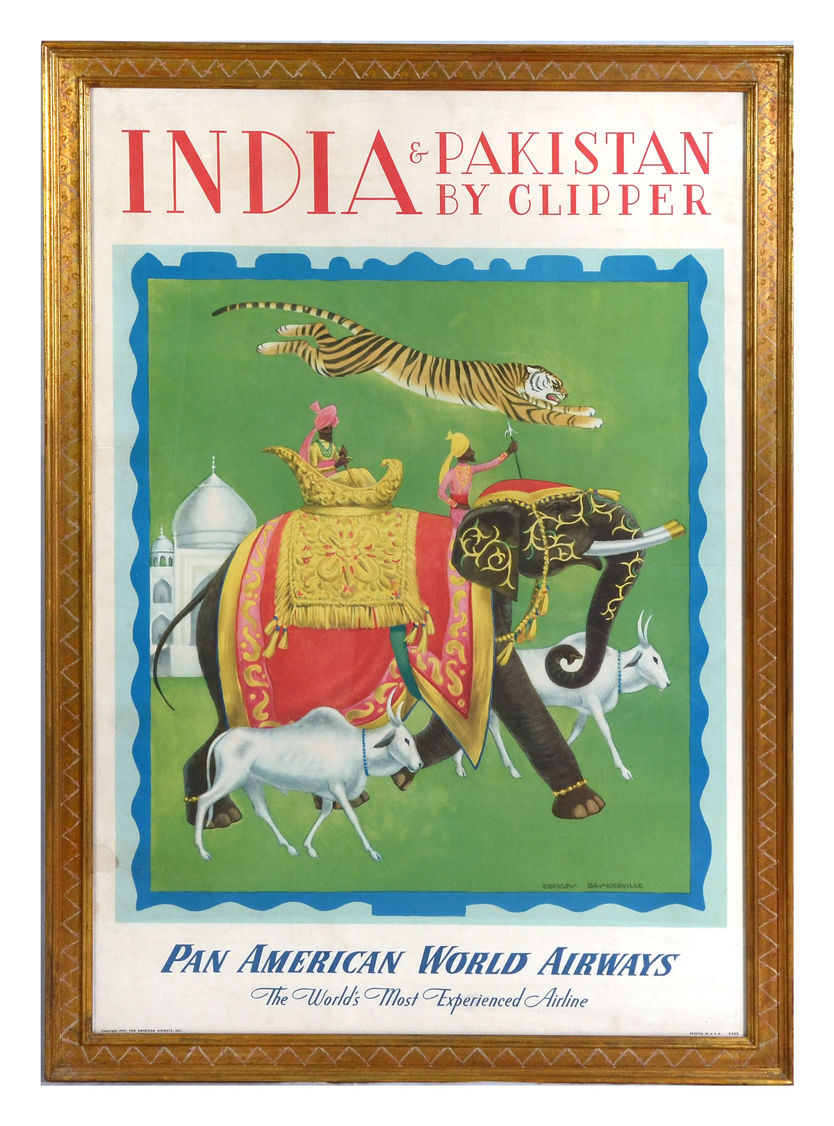 PAN AMERICAN AIRLINES POSTER: