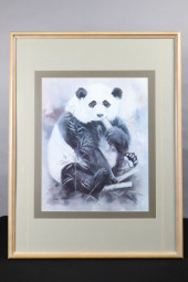 PANDA PRINT BY ALLISON, SIGNED