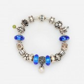 PANDORA CHARM BRACELET: DIAMON