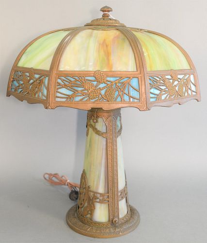 PANEL SHADE TABLE LAMP WITH