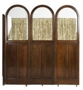 PANELED WOOD AND FORTUNY FABRI