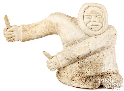 PANGNIRTUNG, ESKIMO CARVED
